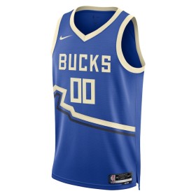 Muške NBA Dres Milwaukee Bucks Personalizirani Nike 2024-25 City Edition Plava Swingman